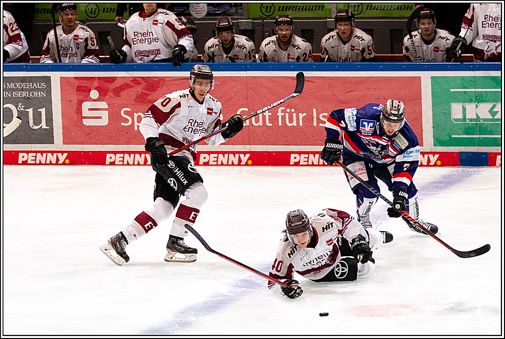 PENNY DEL;  Iserlohn Roosters - Koelner Haie; Iserlohn, 13.01.2021